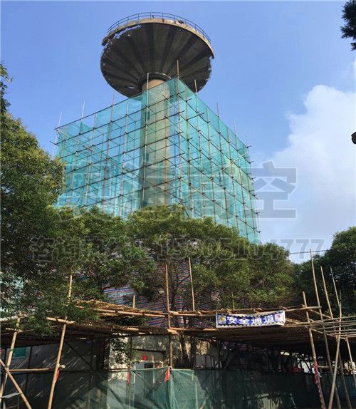 40米高錐形水塔人工拆除